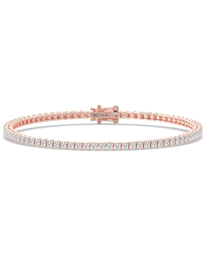 rivière diamants or rose