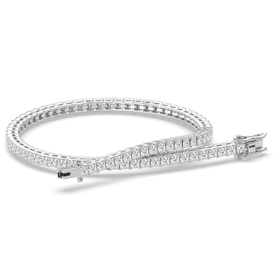 rivière diamants or blanc