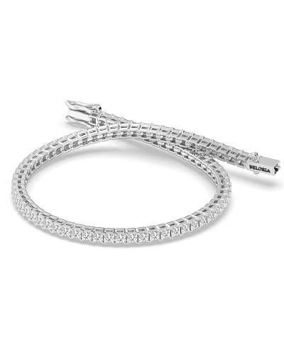 rivière diamants or blanc