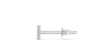 Boucles d'oreilles princesse or blanc 18 carats et diamants