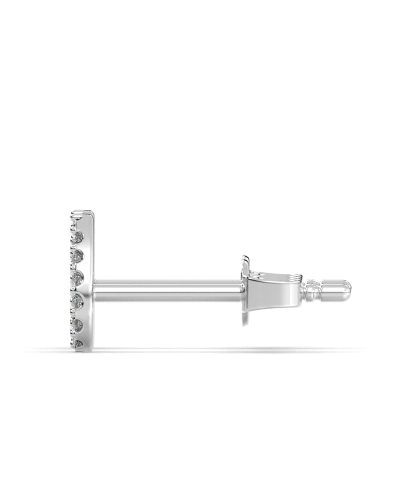 Boucles d'oreilles poire or blanc 18 carats et diamants