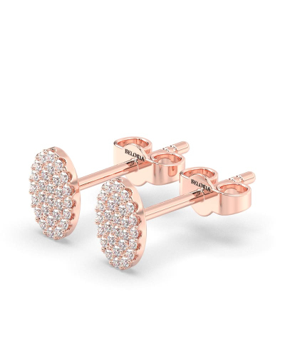 Boucles ovale illusion or rose