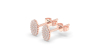 Boucles ovale illusion or rose
