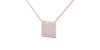 Collier princesse en or rose 18 carats