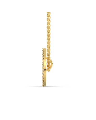 Collier poire en or jaune 18 carats