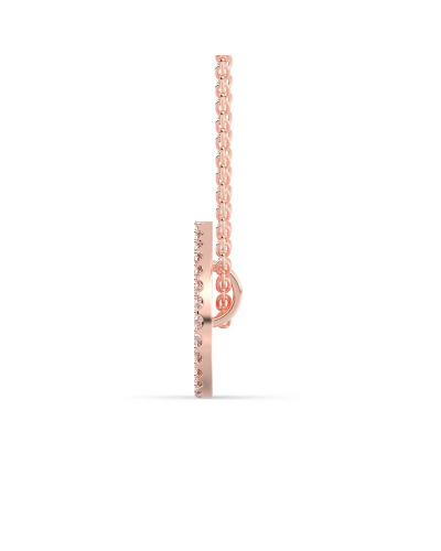 Collier poire en or rose 18 carats