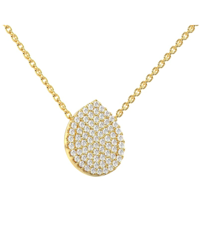 Collier poire en or jaune 18 carats