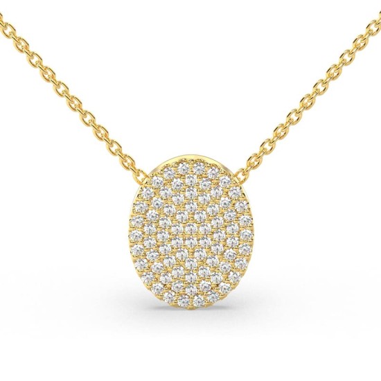 Collier ovale illusion