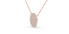 Collier ovale illusion