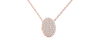 Collier ovale illusion
