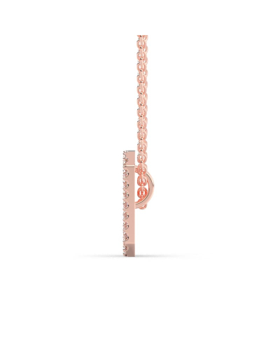 Collier émeraude en or rose 18 carats