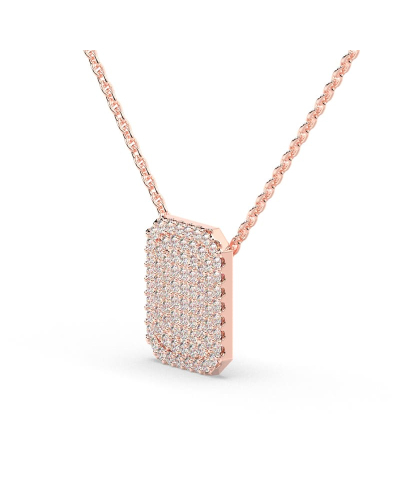 Collier émeraude en or rose 18 carats