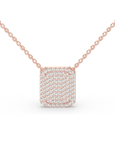 Collier émeraude en or rose 18 carats