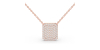 Collier émeraude en or rose 18 carats