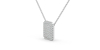 Collier émeraude en or blanc 18 carats