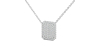 Collier émeraude en or blanc 18 carats