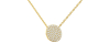 Collier coussin en or jaune 18 carats