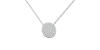 Collier coussin en or blanc 18 carats