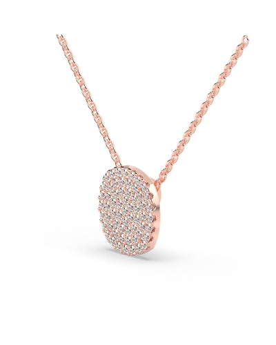 Collier coussin en or rose 18 carats