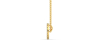 Collier coussin en or jaune 18 carats