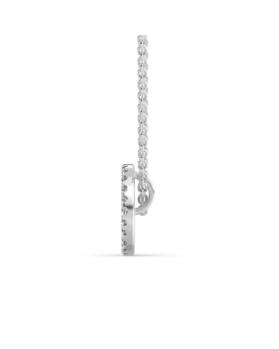 Collier coussin en or blanc 18 carats