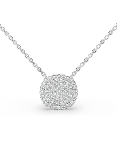 Collier coussin en or blanc 18 carats