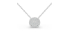 Collier coussin en or blanc 18 carats