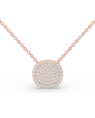 Collier coussin en or rose 18 carats