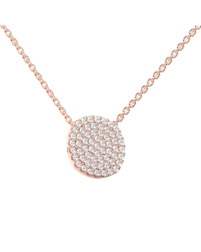 Collier coussin en or rose 18 carats