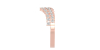 Double rangs alliance diamants or rose