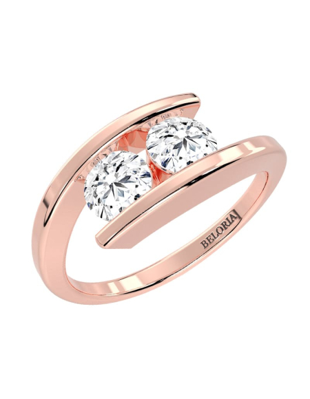 bague pour femme en or blanc 18k et diamants 2