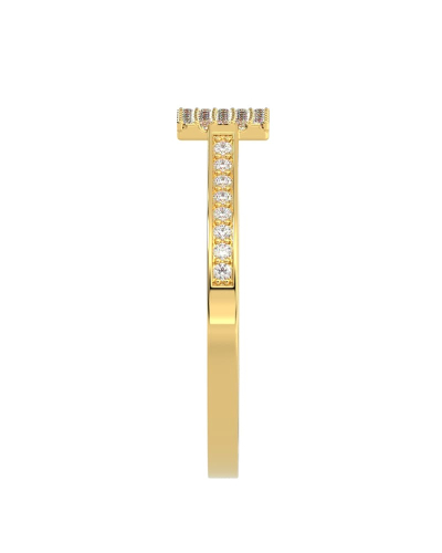 bague pour femme en or jaune 18k et diamants