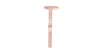 bague poire pour femme en or rose 18k et diamants