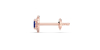 Boucles d'oreilles en or rose 18K saphir oval et halo de diamants