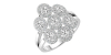 Bague en or blanc 18carats et diamants