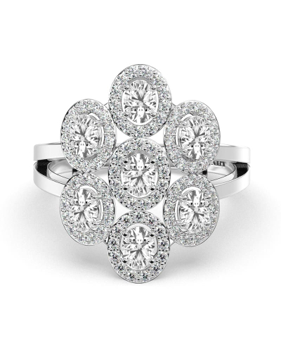 Bague en or blanc 18carats et diamants
