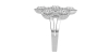 Bague en or blanc 18carats et diamants