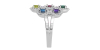 Bague en or blanc 18carats saphir et diamants