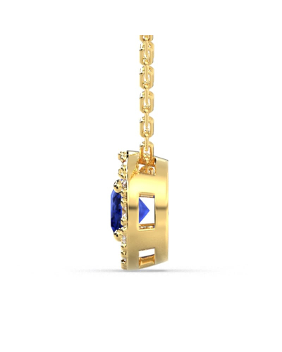 Collier diamant & saphir