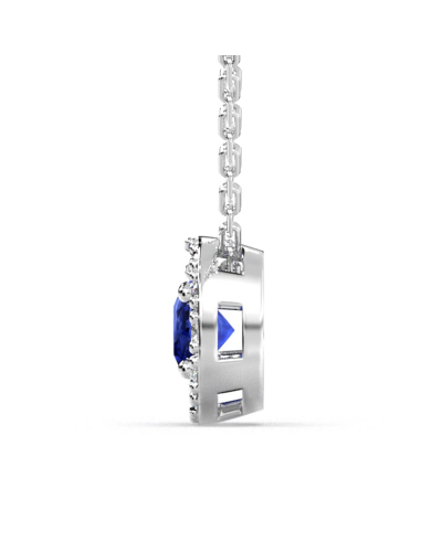 Collier diamant & saphir
