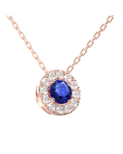 Collier diamant & saphir