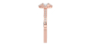 Solitaire illusions coussin halo accompagné en or rose 18k et diamants