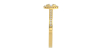 Solitaire illusions ovale halo accompagné en or jaune 18k et diamants