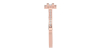 Solitaire illusions princesse halo accompagné en or rose 18k et diamants