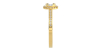 Solitaire illusions rond halo accompagné en or jaune 18k et diamants