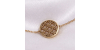 Bracelet - Motif Fleurs Or Jaune