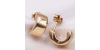 Boucles d'oreilles  - or jaune 18 carats