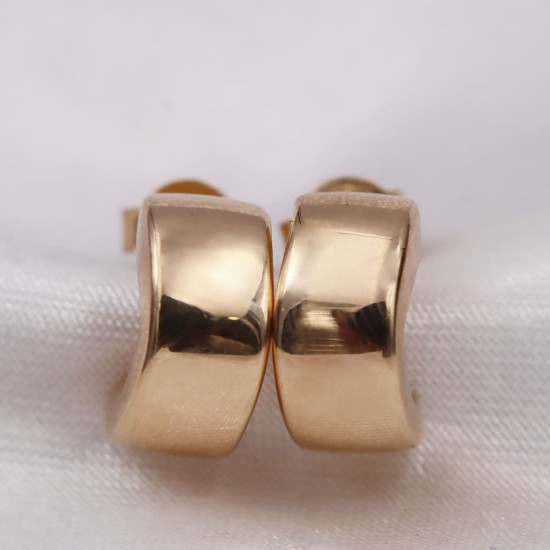Boucles d'oreilles  - or jaune 18 carats