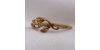 Bague feuilles en or jaune