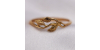 Bague feuilles en or jaune